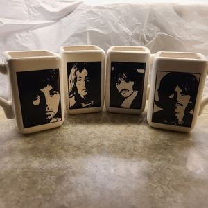 Set of 4 Beatles Mugs